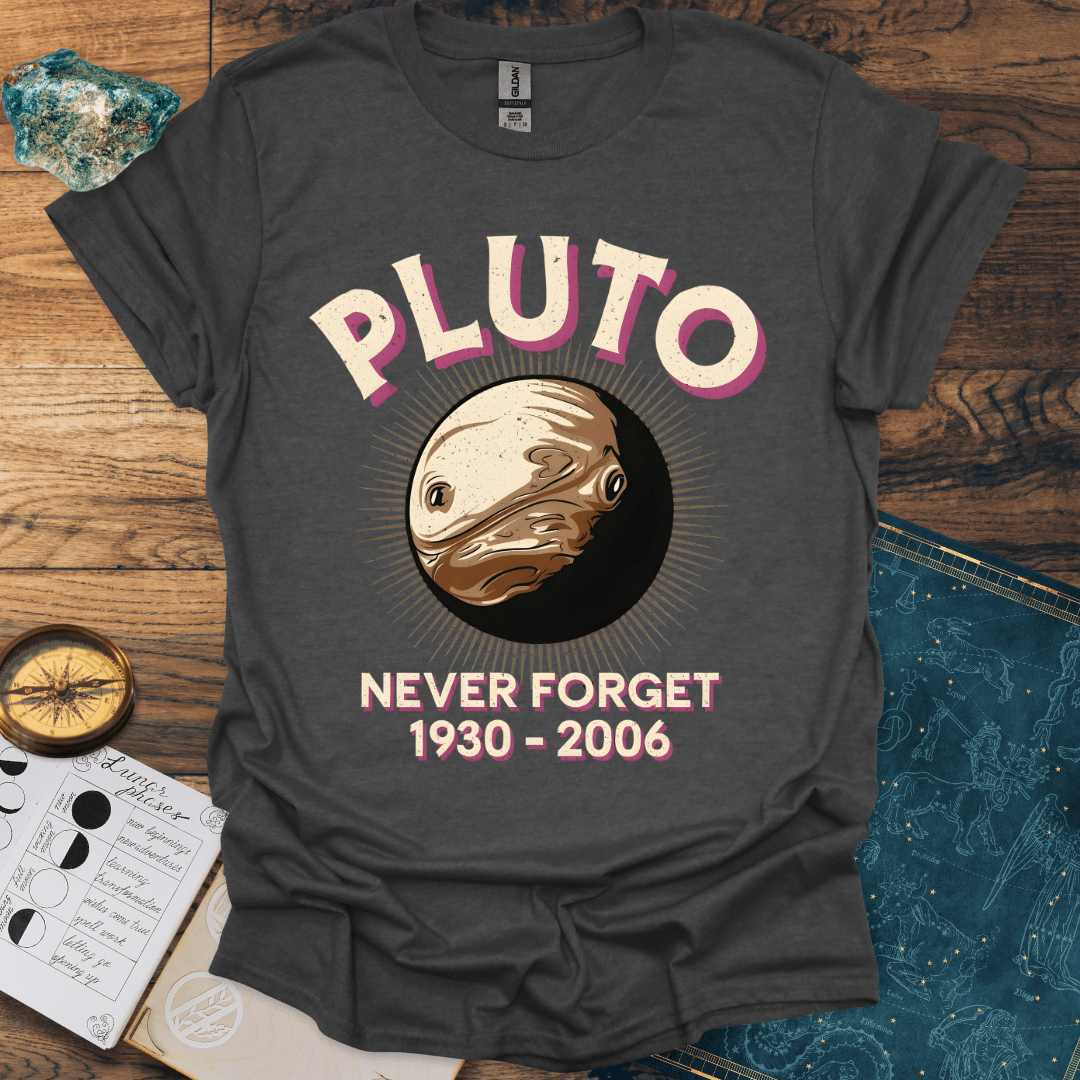 Pluto Never Forget T-Shirt