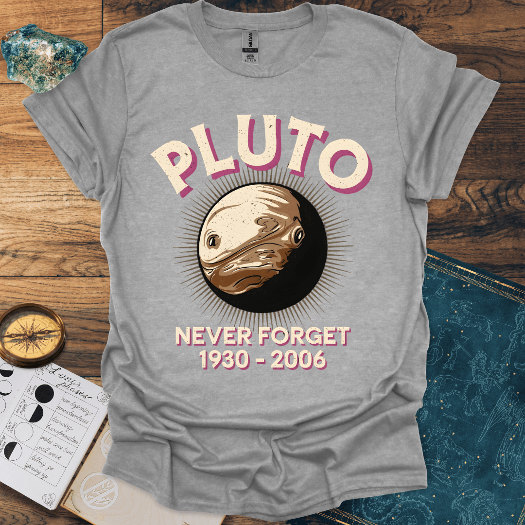 Pluto Never Forget T-Shirt