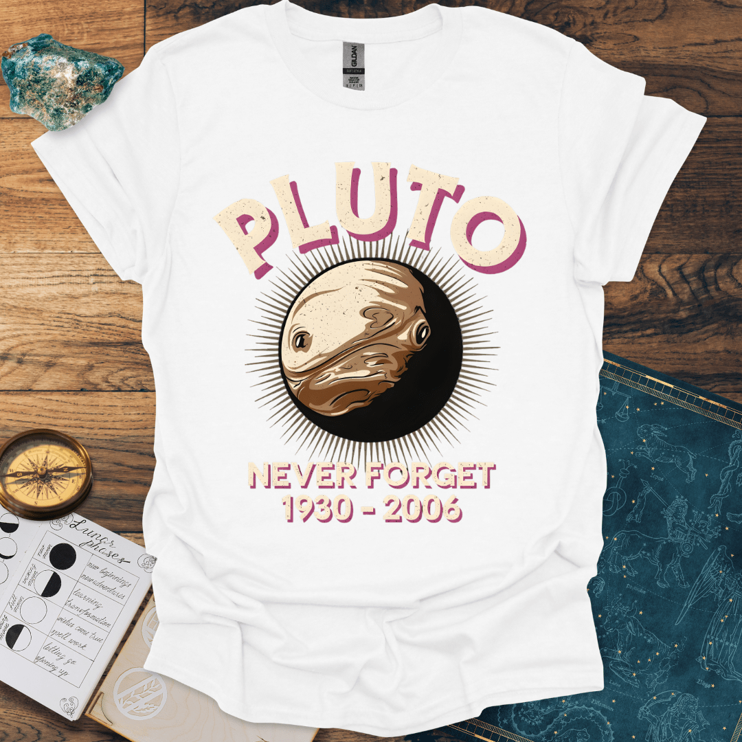 Pluto Never Forget T-Shirt