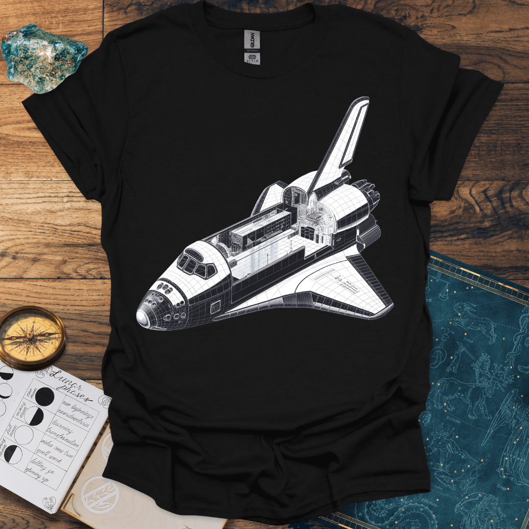 Space Shuttle Diagram T-Shirt