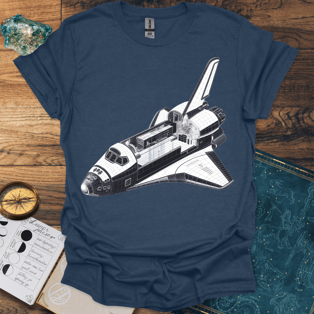 Space Shuttle Diagram T-Shirt